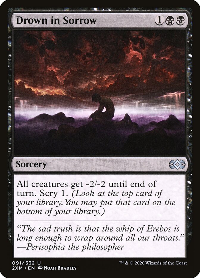 Drown in Sorrow card front