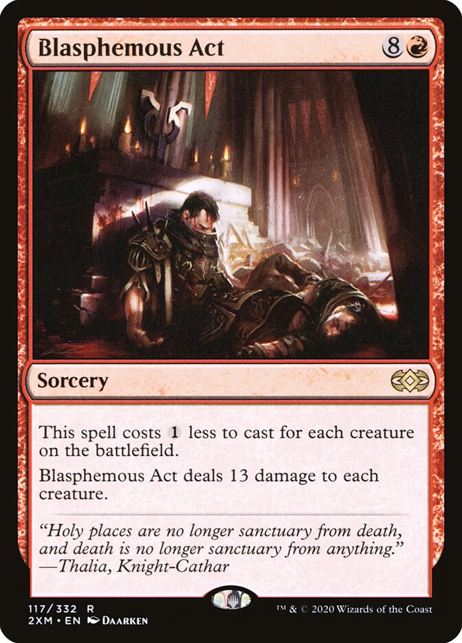 Blasphemous Act card front