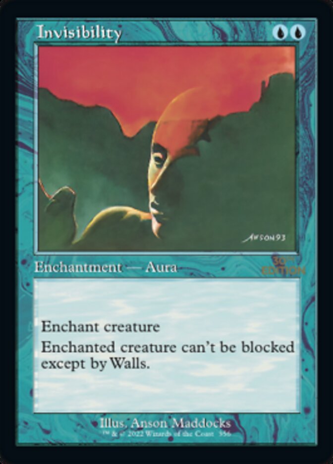 Invisibility card front