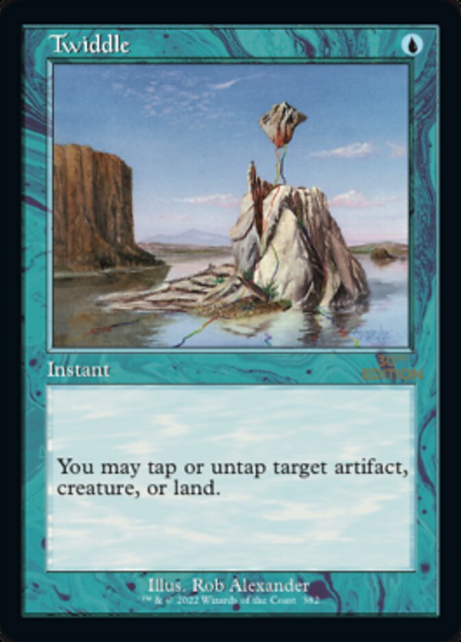 Twiddle card front
