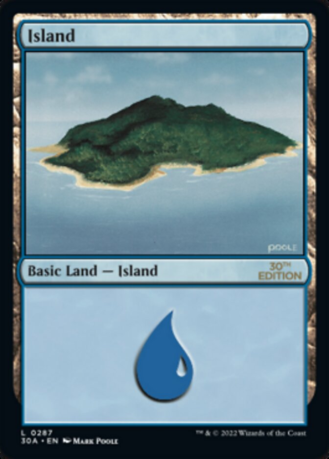 Island card front