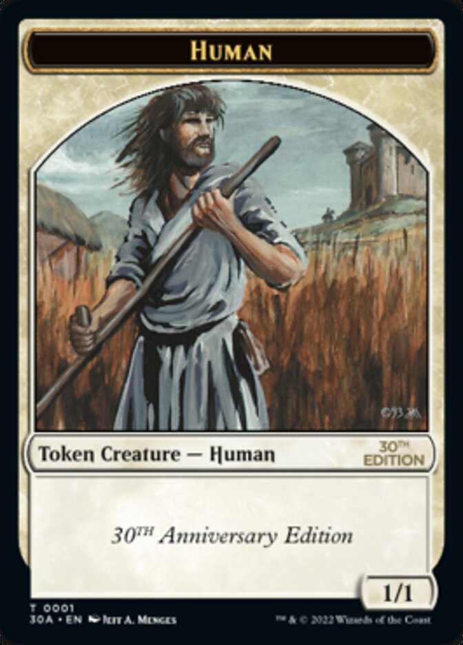 Human card front