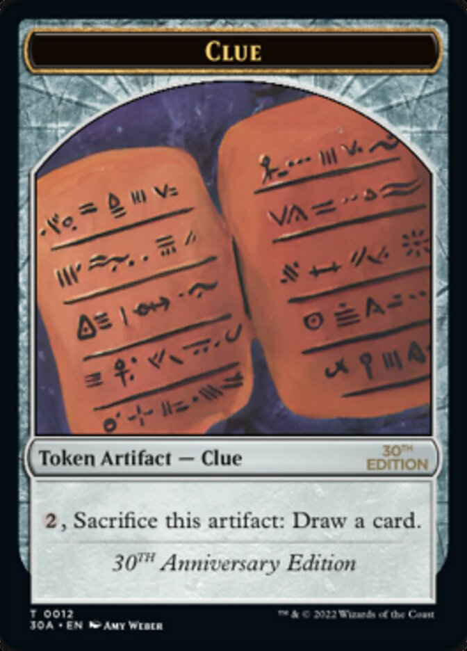 Clue card front