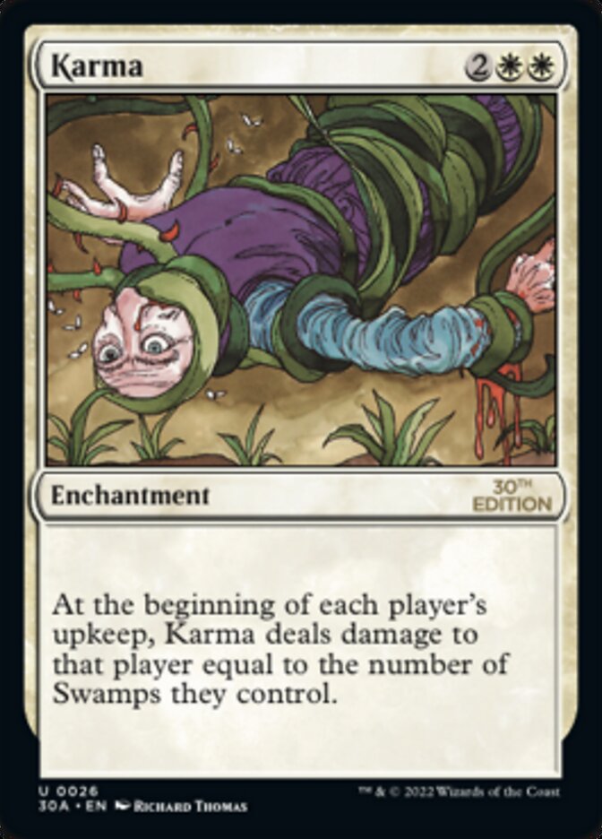 Karma card front