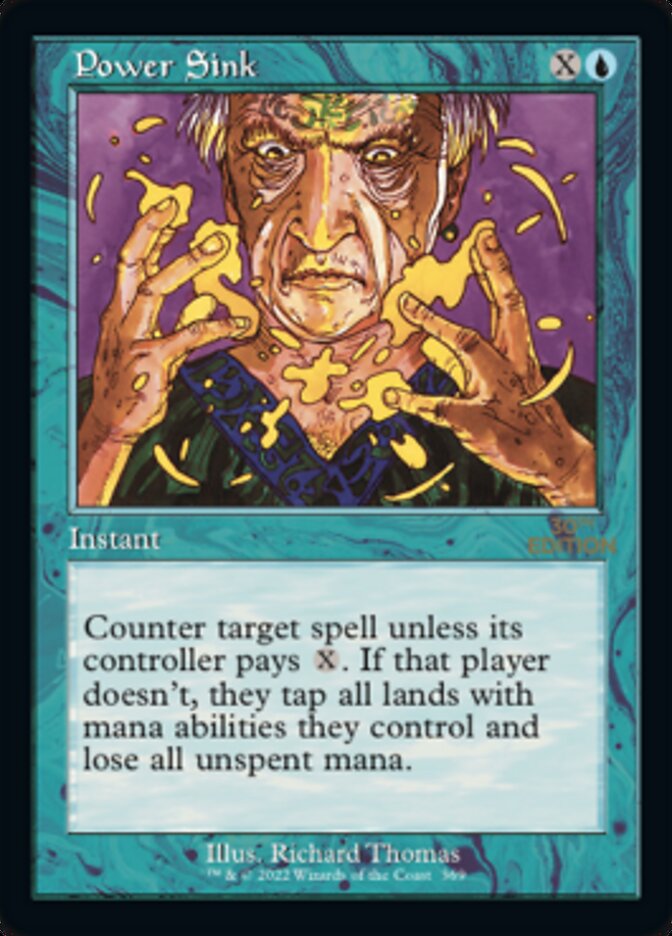Power Sink card front