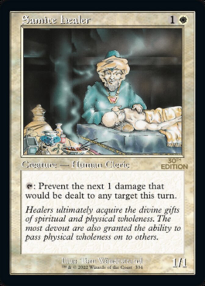 Samite Healer card front