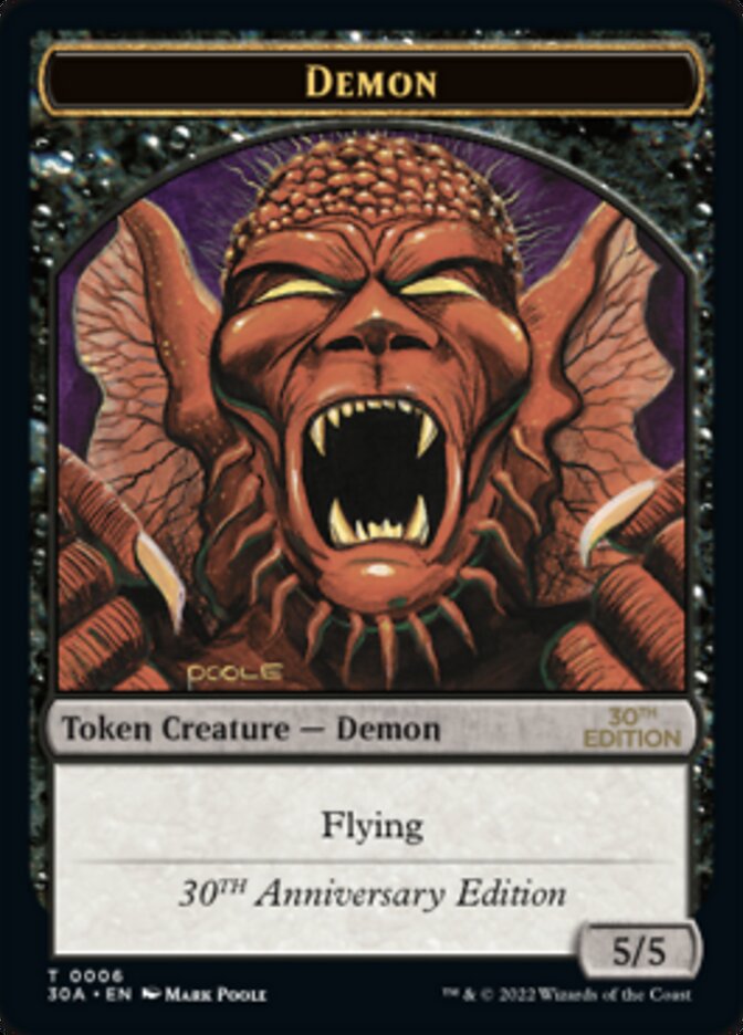Demon card front
