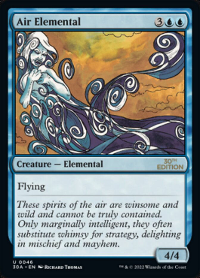 Air Elemental card front