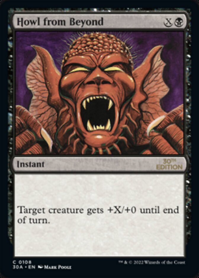 Howl from Beyond card front