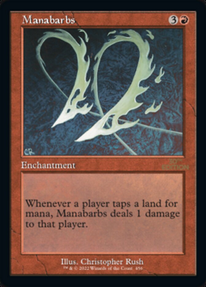 Manabarbs card front