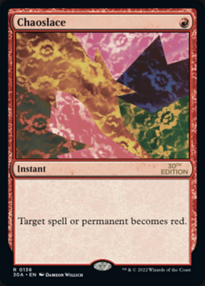 Chaoslace card front