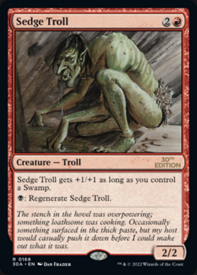 Sedge Troll card front