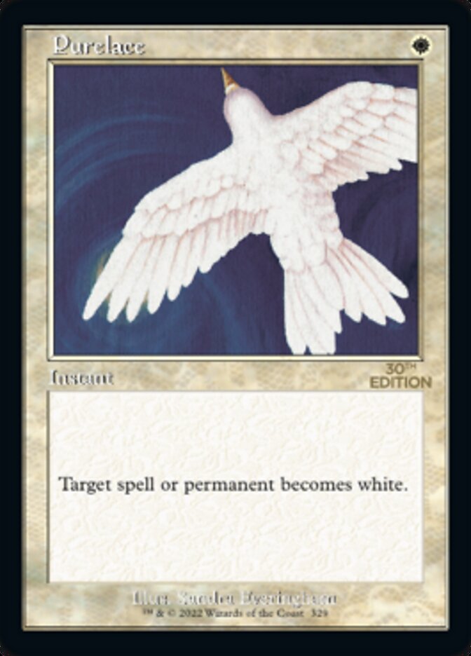 Purelace card front