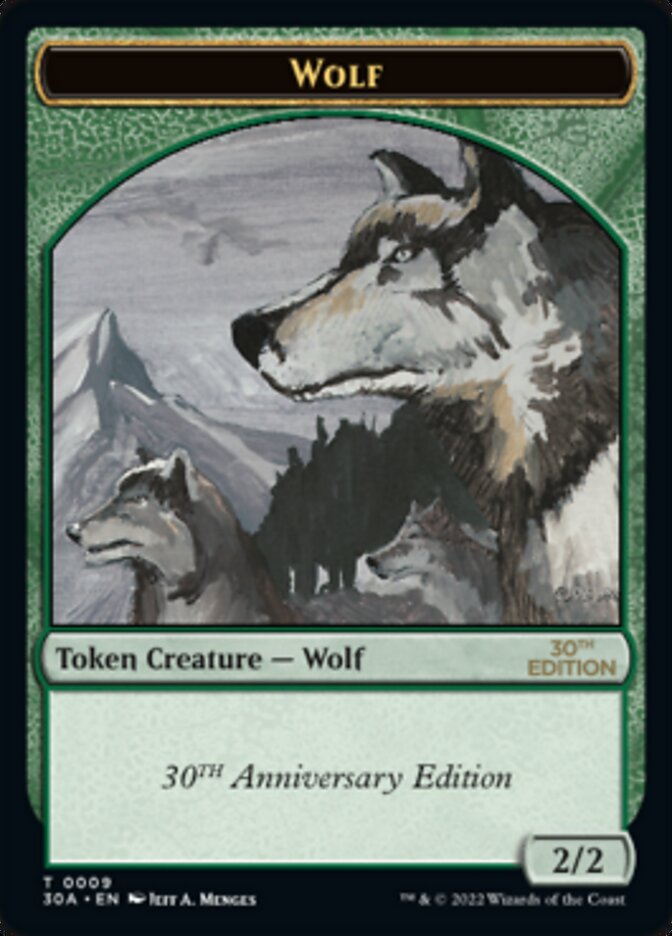 Wolf card front
