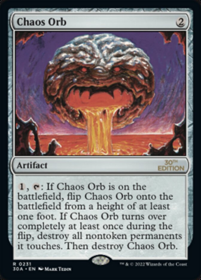 Chaos Orb card front