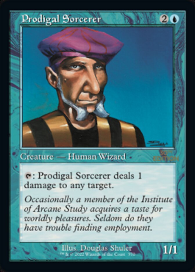 Prodigal Sorcerer card front