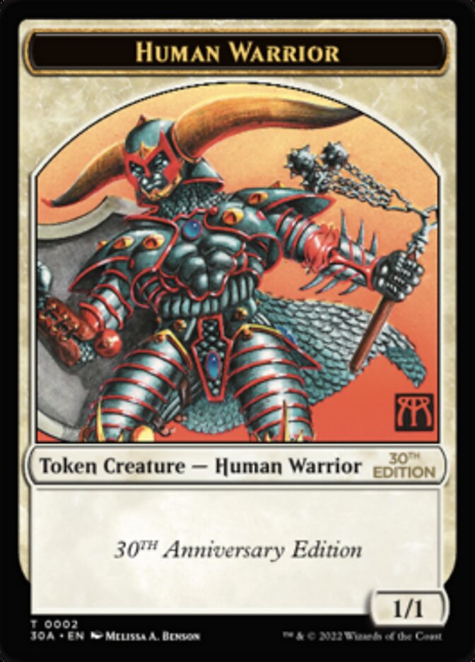 Human Warrior card front