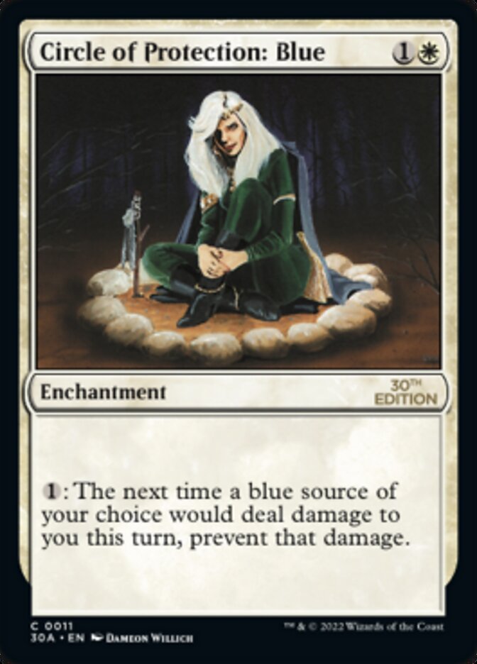 Circle of Protection: Blue card front