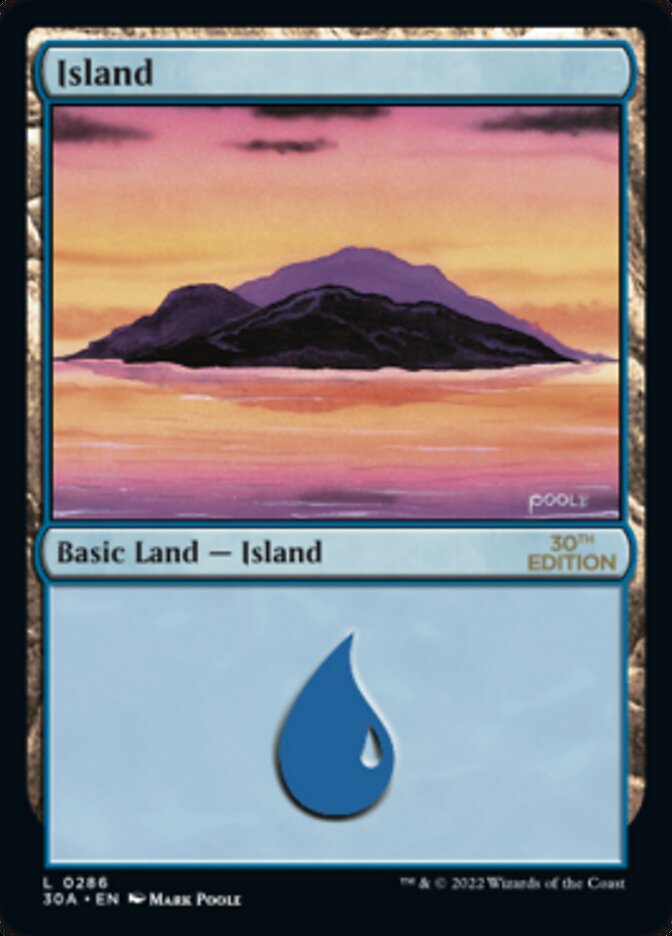 Island card front