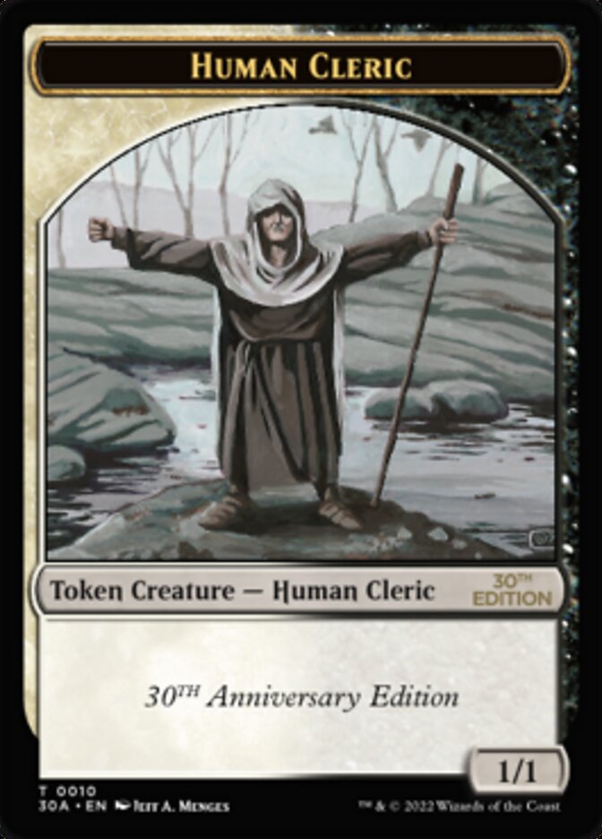 Human Cleric card front