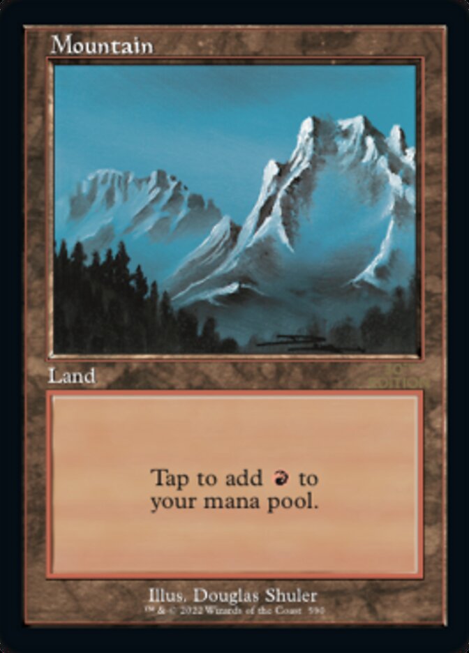 Mountain card front