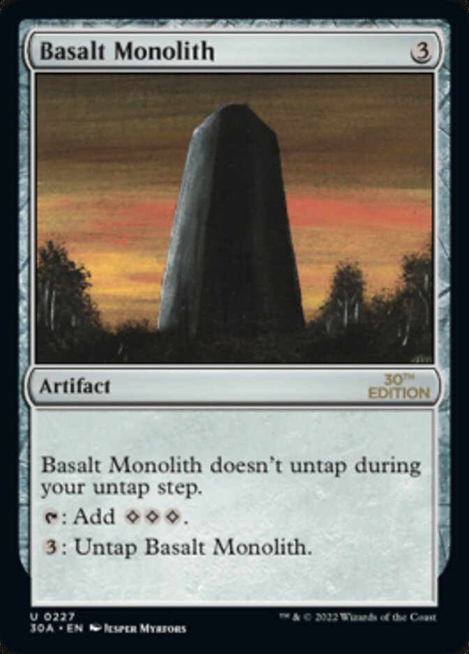 Basalt Monolith card front