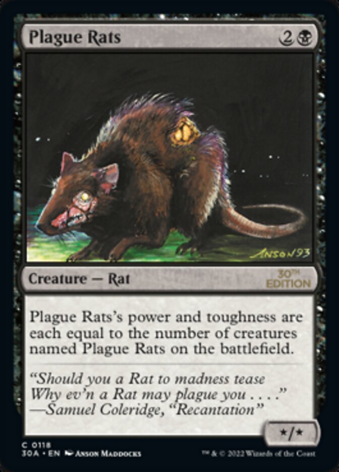 Plague Rats card front