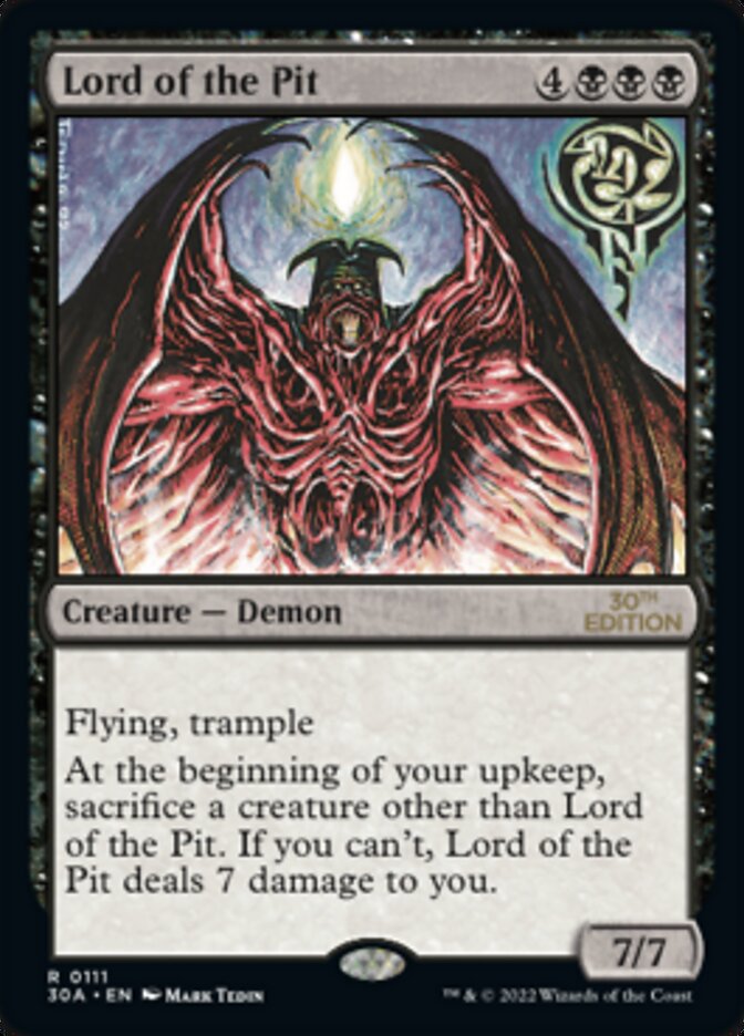Lord of the Pit card front