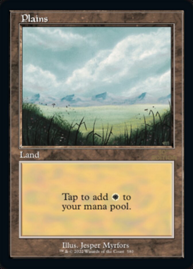 Plains card front