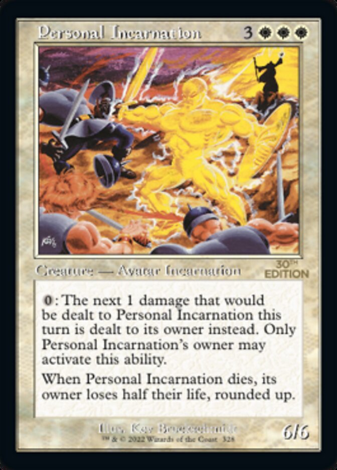 Personal Incarnation card front