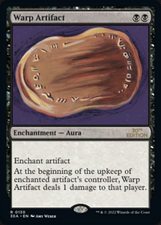 Warp Artifact card front