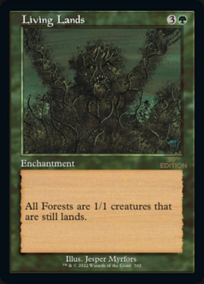 Living Lands card front
