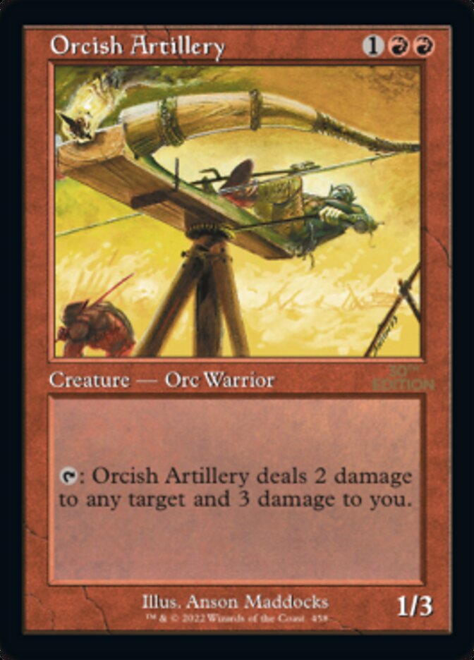 Orcish Artillery card front
