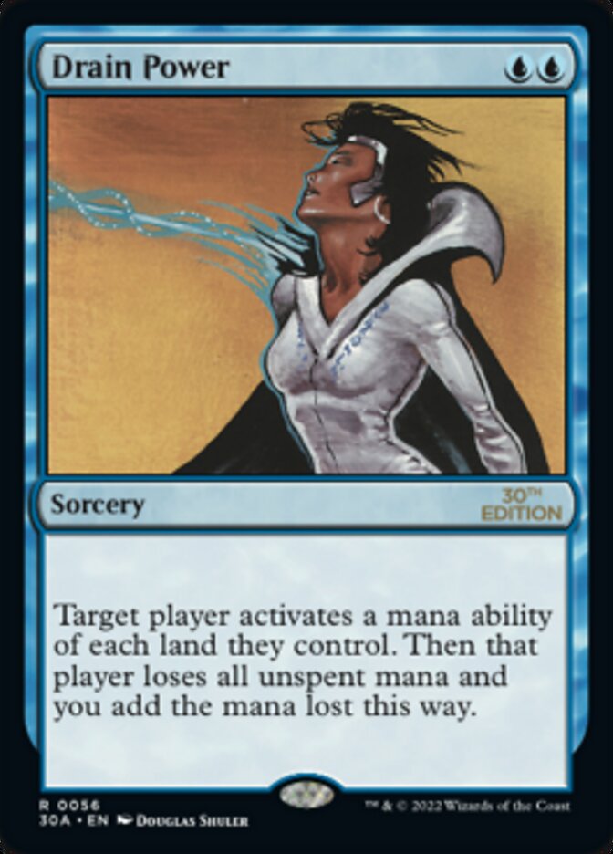Drain Power card front
