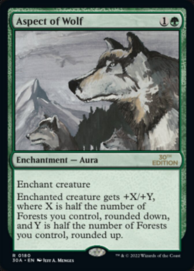 Aspect of Wolf card front
