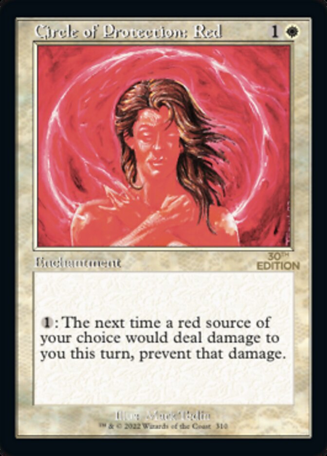 Circle of Protection: Red card front