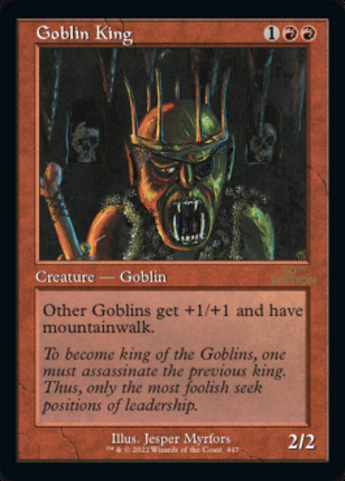 Goblin King card front