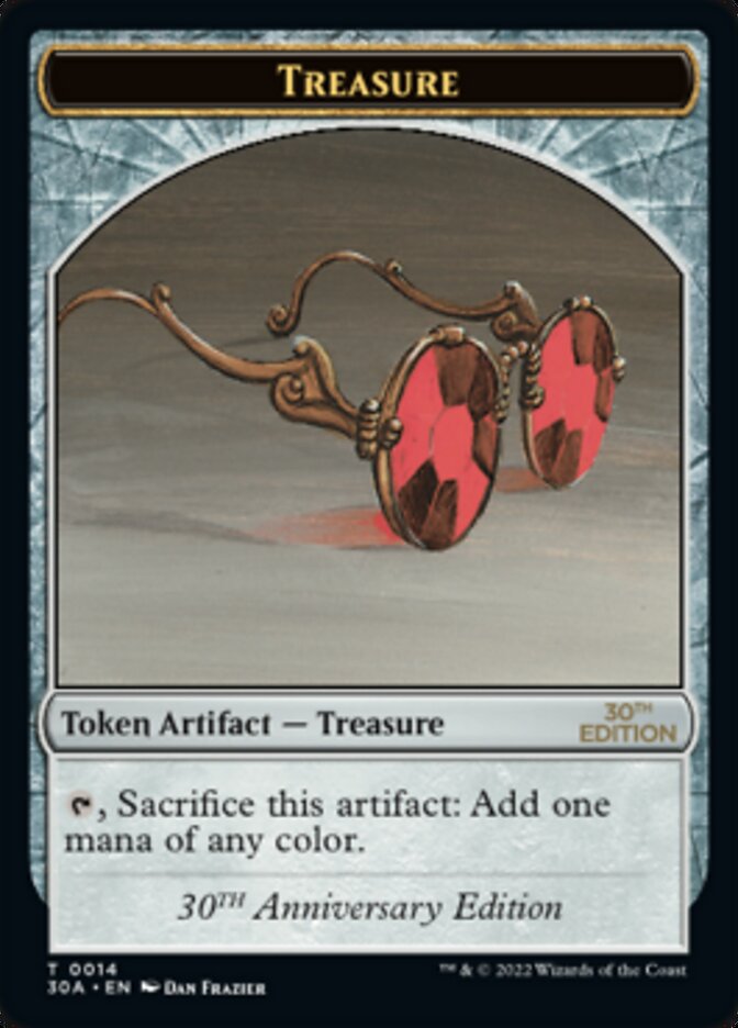 Treasure card front