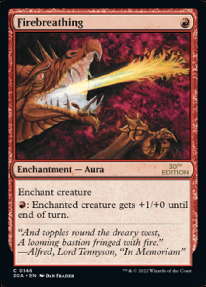 Firebreathing card front