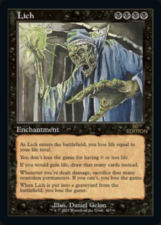 Lich card front