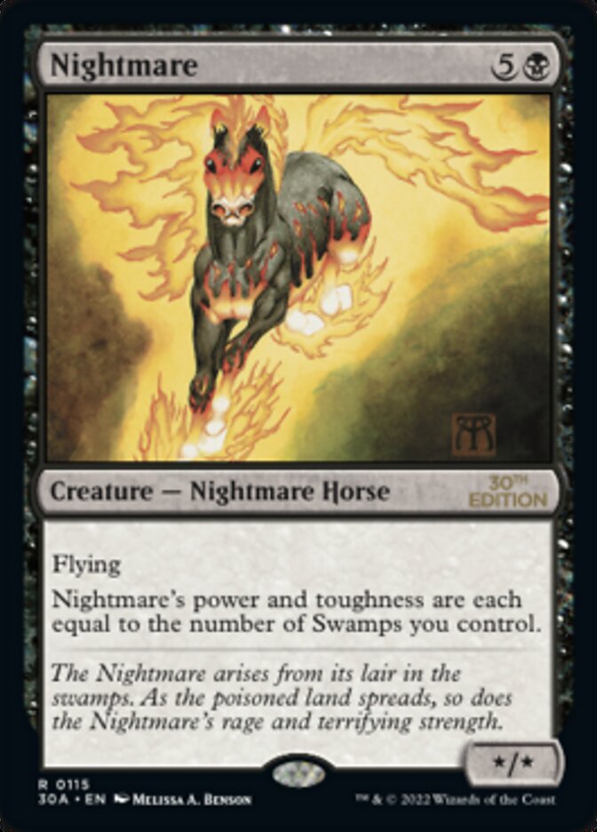 Nightmare card front