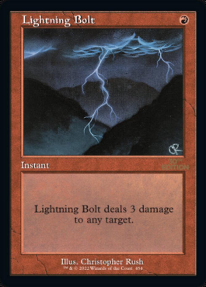 Lightning Bolt card front