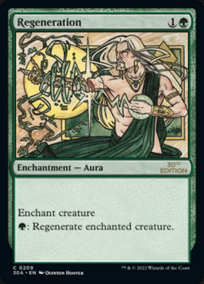 Regeneration card front