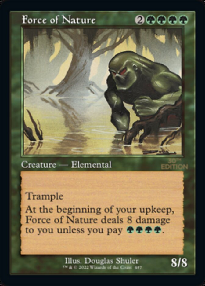 Force of Nature card front