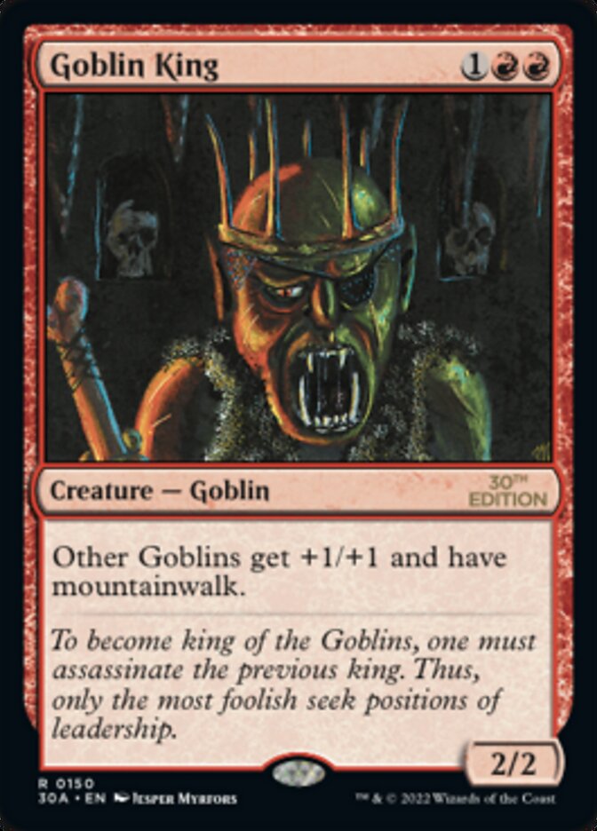 Goblin King card front