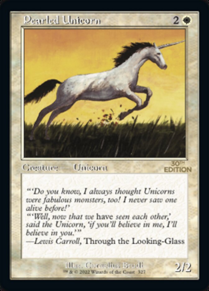 Pearled Unicorn card front