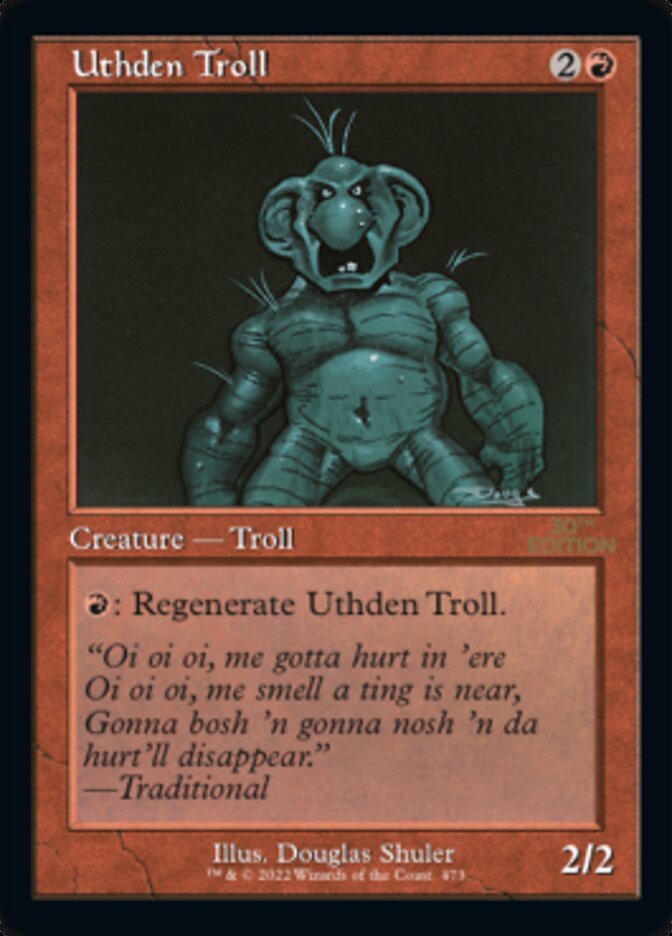 Uthden Troll card front