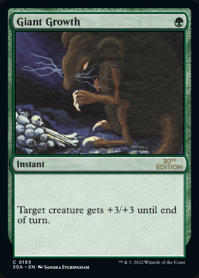 Giant Growth card front
