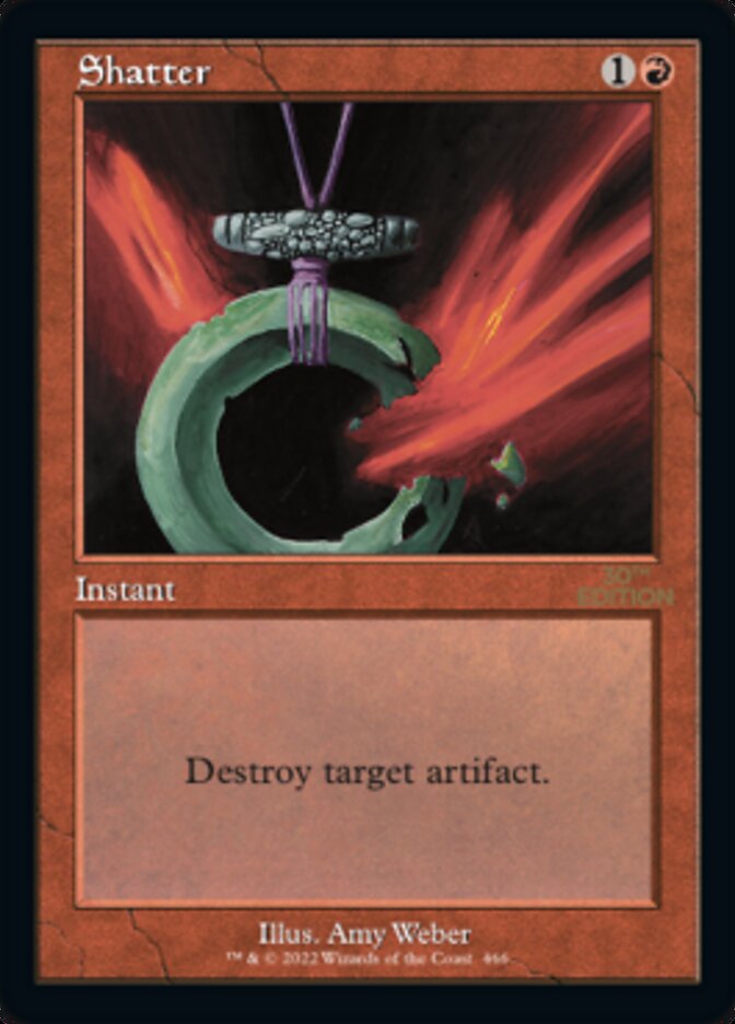 Shatter card front