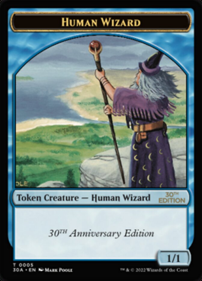 Human Wizard card front